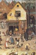 Pieter Bruegel battle between carnival and fast France oil painting artist